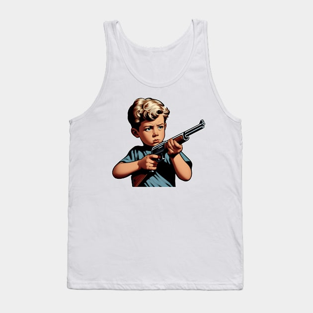 Boy's Toy Tank Top by Rawlifegraphic